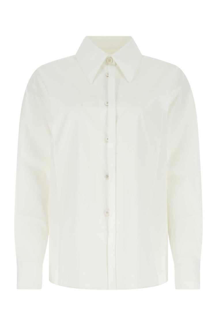 White Poplin Oversize Shirt