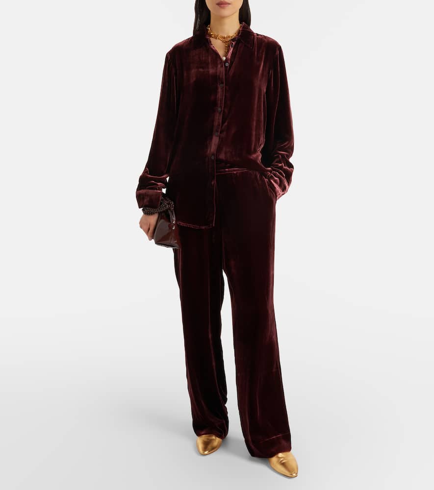 London velvet shirt