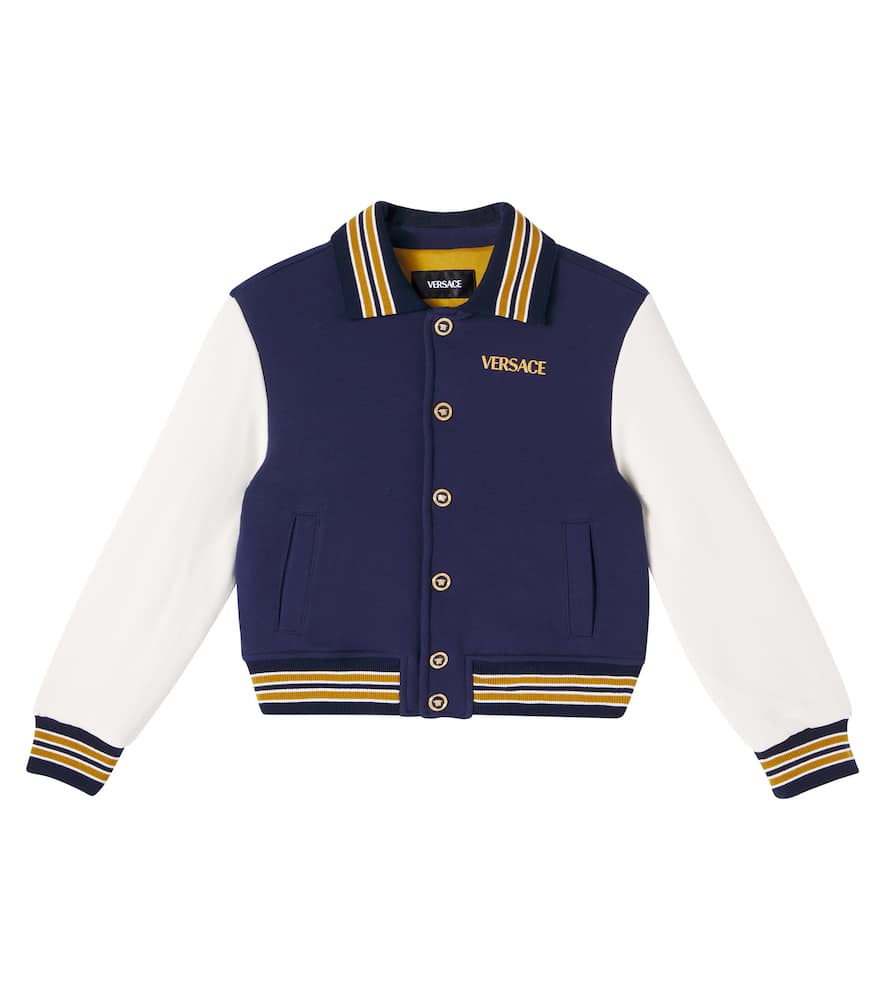 Safety Pin cotton varsity jacket