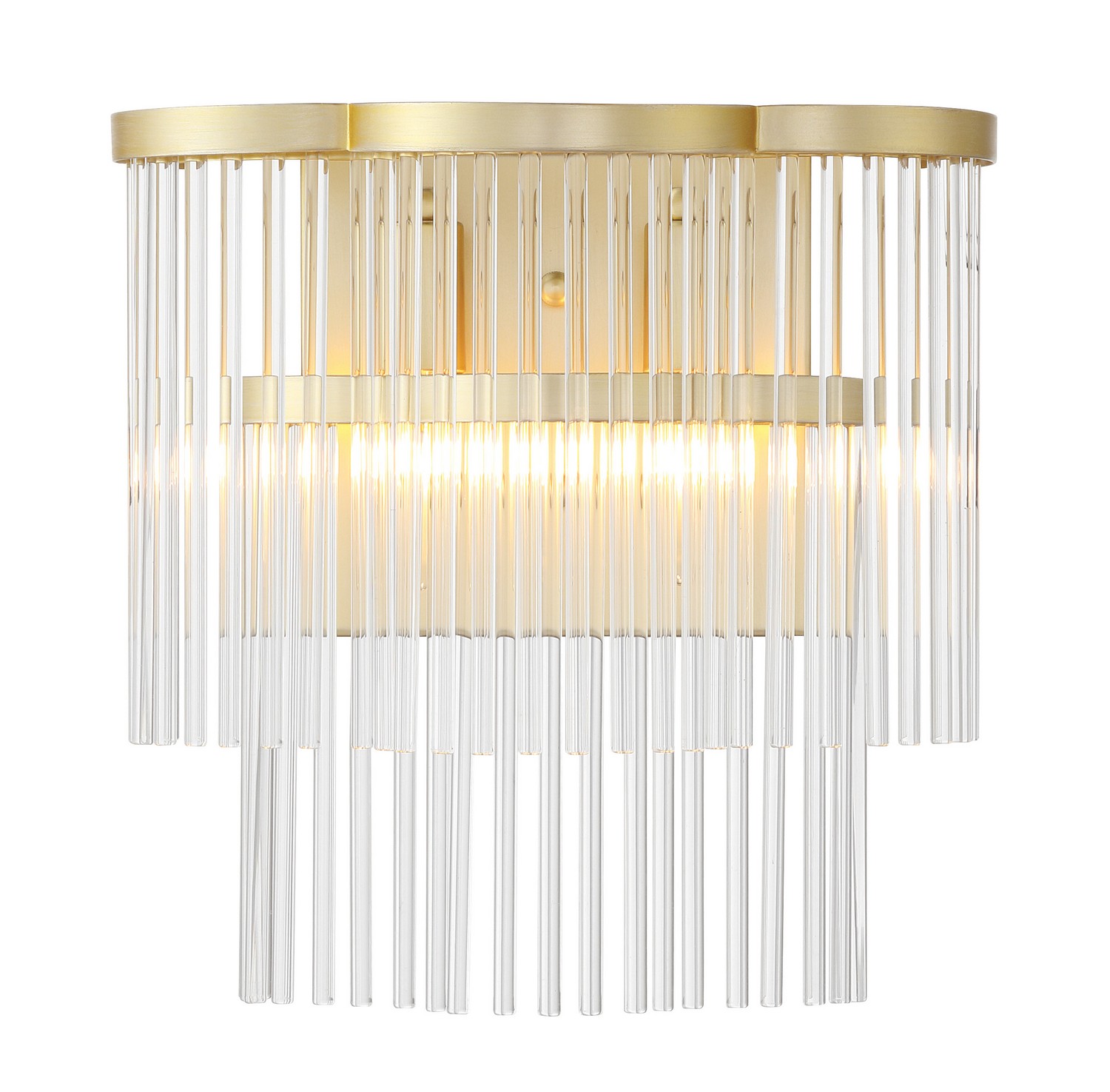 Heirloom Brass Two Light Wall Sconce from the Azura Collection