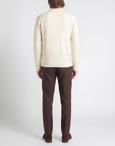 Man Cardigan Ivory Size XL Wool