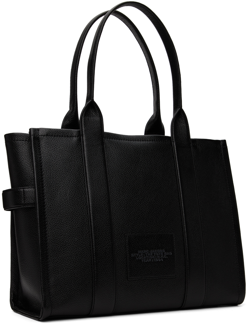 Marc Jacobs Black 'The Leather Large' Tote
