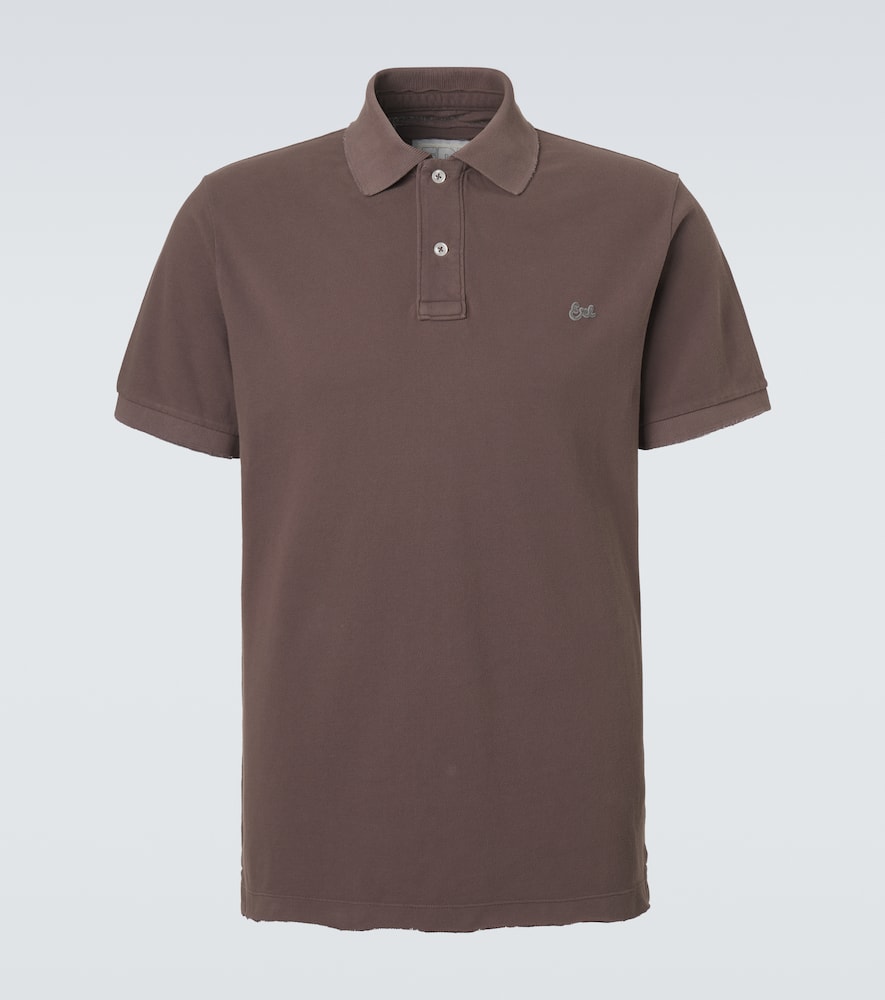 Cotton piqué polo shirt