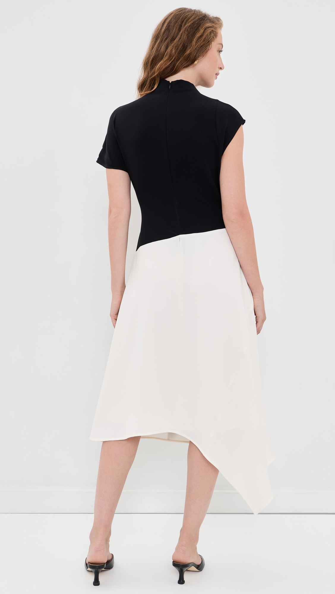 Davina Dress Black/Pear Multi