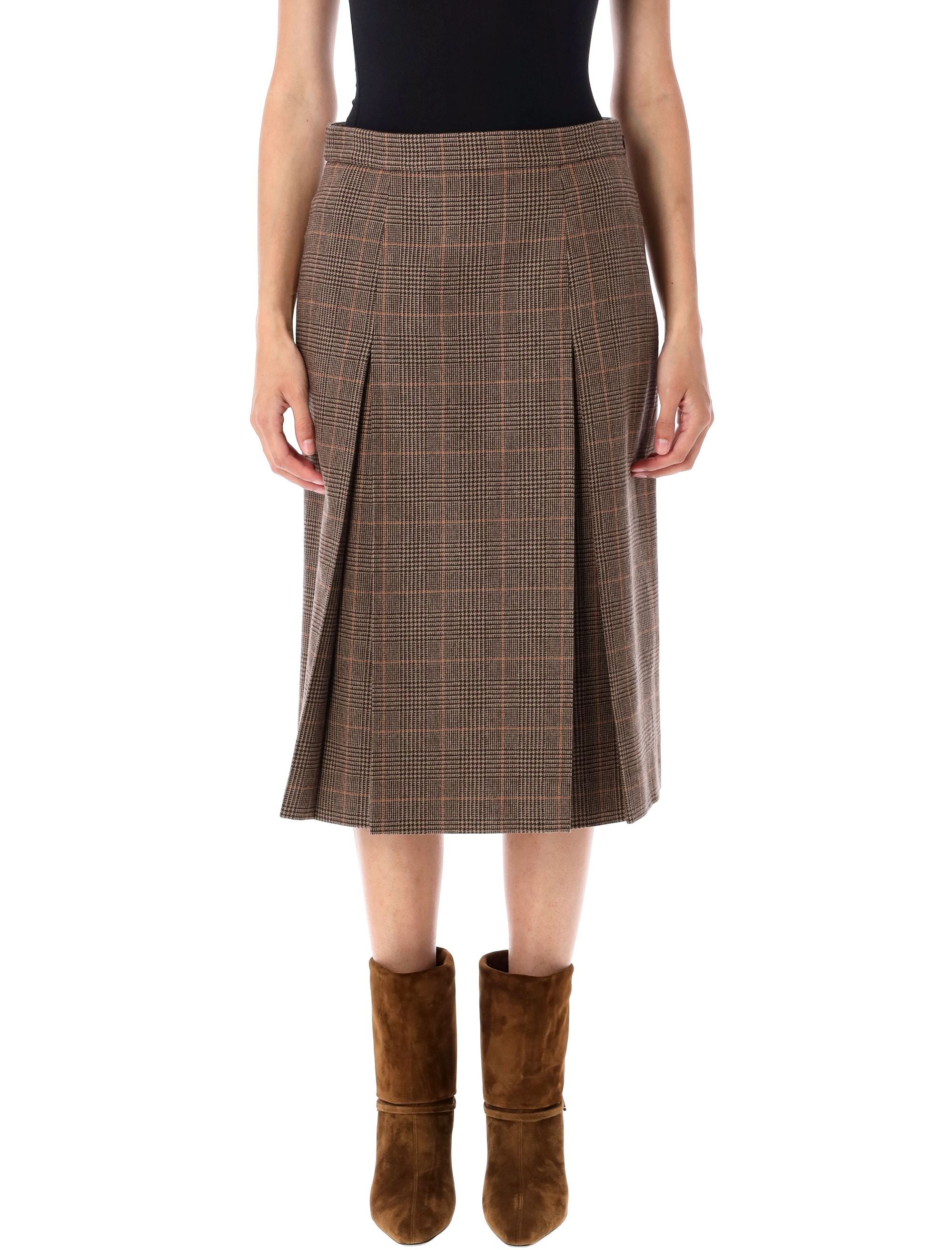 Wool and Cashmere Midi Skirt Size 36