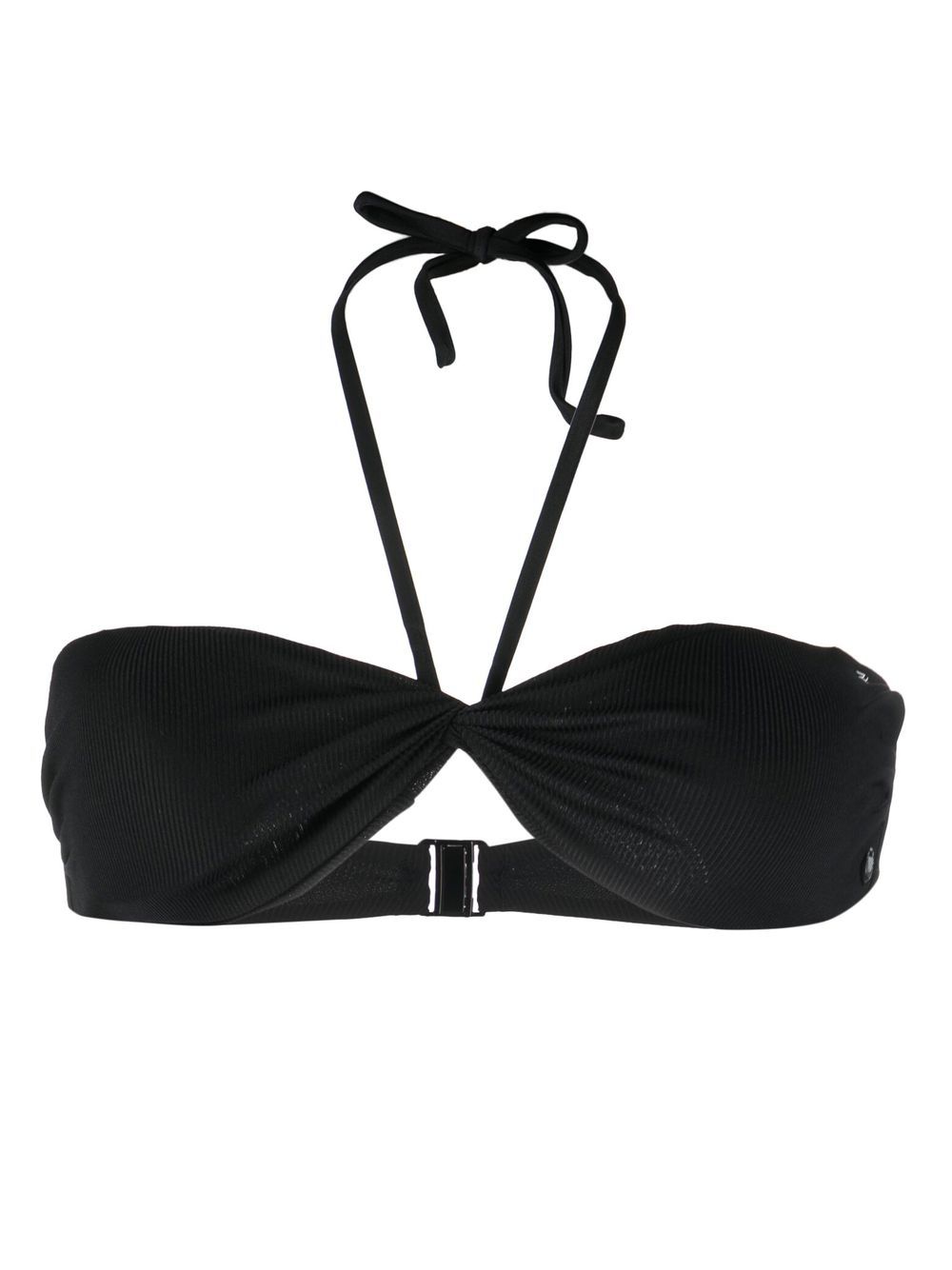 Karl Dna Bandeau bikini top - Black