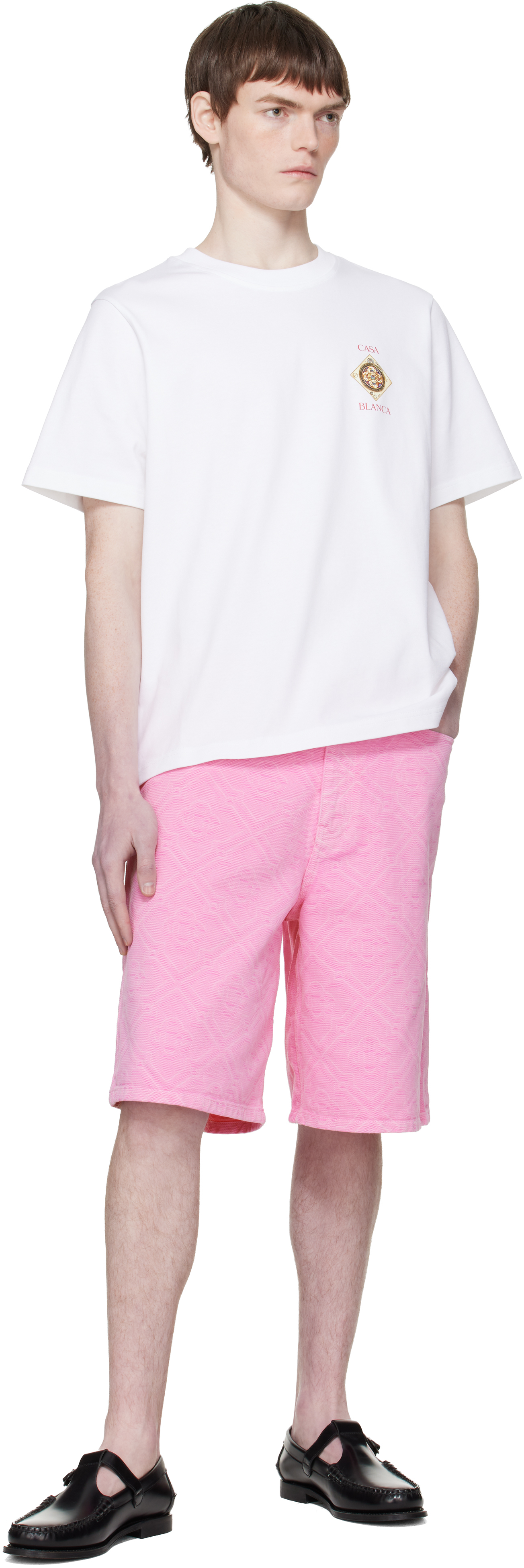 White 'Plafond Orne De Musique' Short Sleeve T-shirt