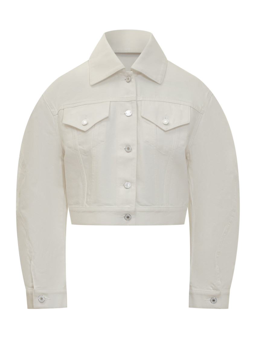 White Shirt Collar Jacket