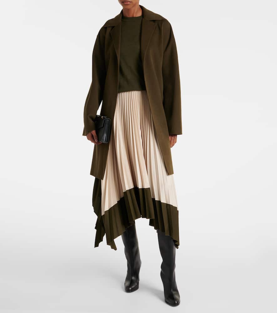 Joseph Light Double Face Cranwood wool and silk coat