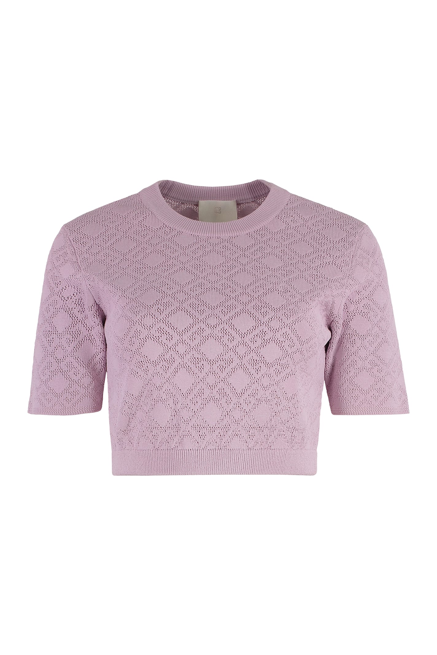 Pink Viscose Blend Sweater