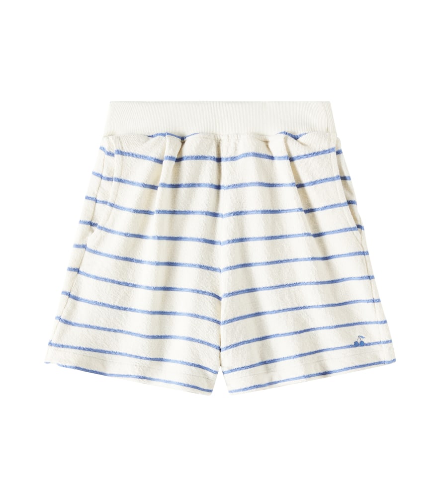 Bonpoint Cornelia striped cotton-blend shorts