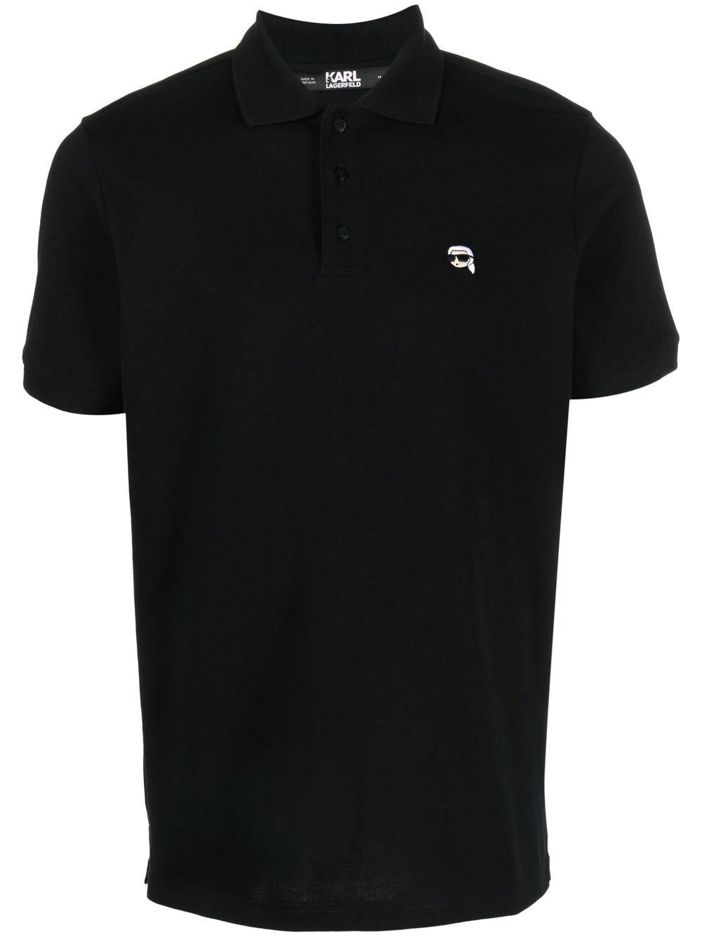 Ikonik 2.0 embroidered polo shirt - Black