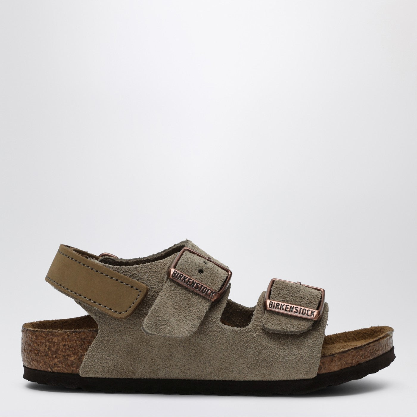 Milano taupe suede sandal