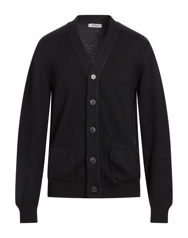 Man Cardigan Midnight blue Size M Virgin Wool