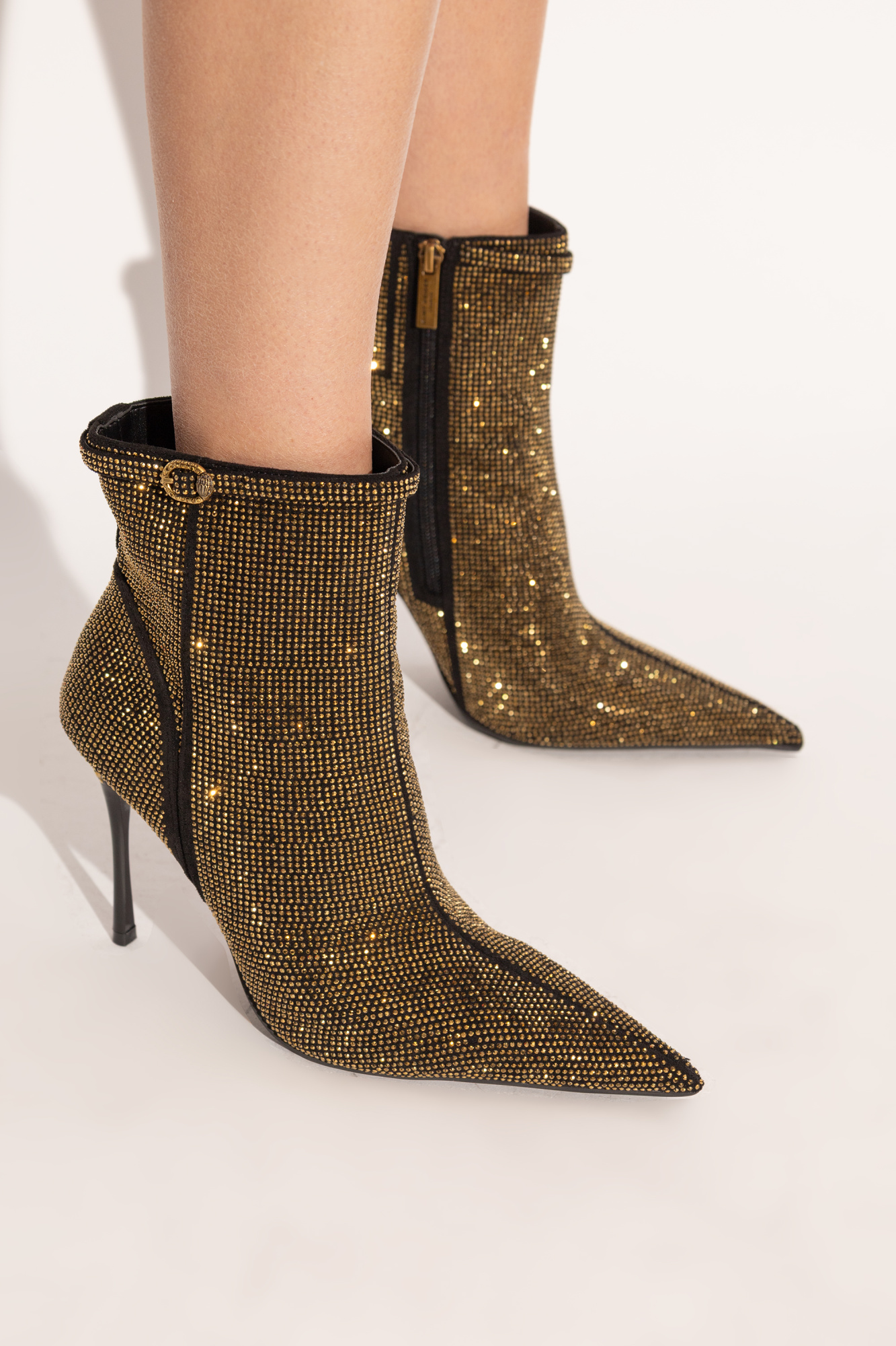 Heeled Ankle Boots "Mayfair", Women's, Gold