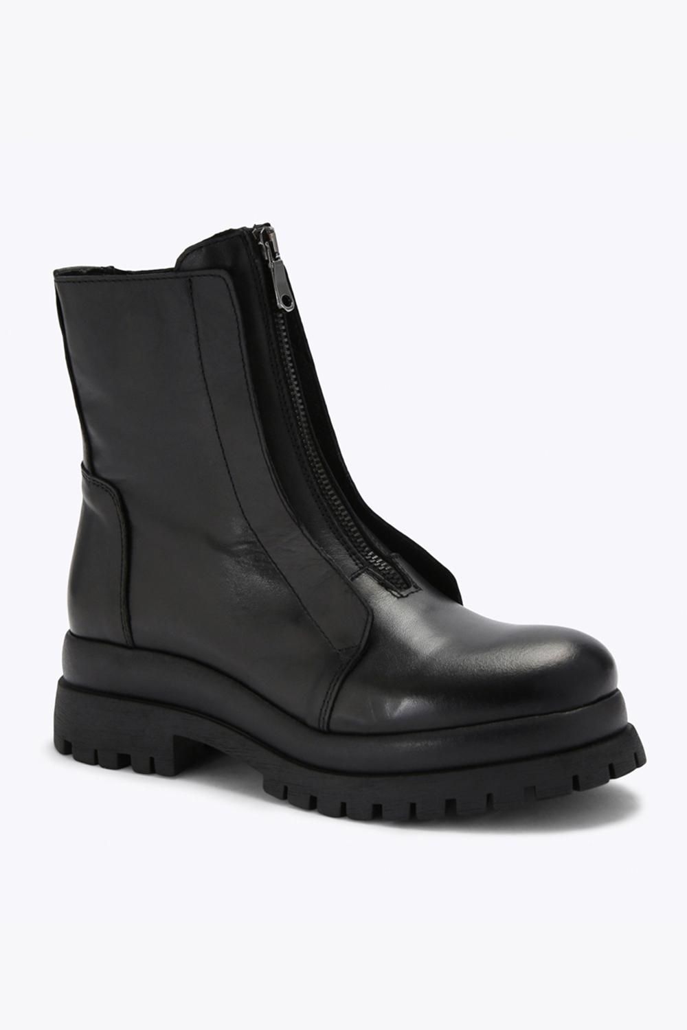 Steve Madden 'milton Black Leather' Leather Boot