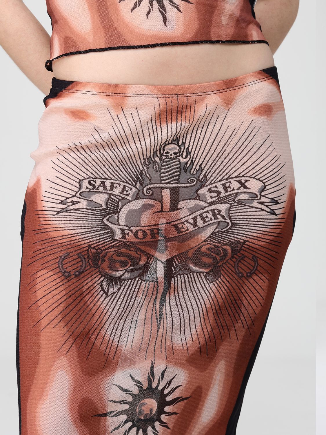 Skirt Woman color Nude