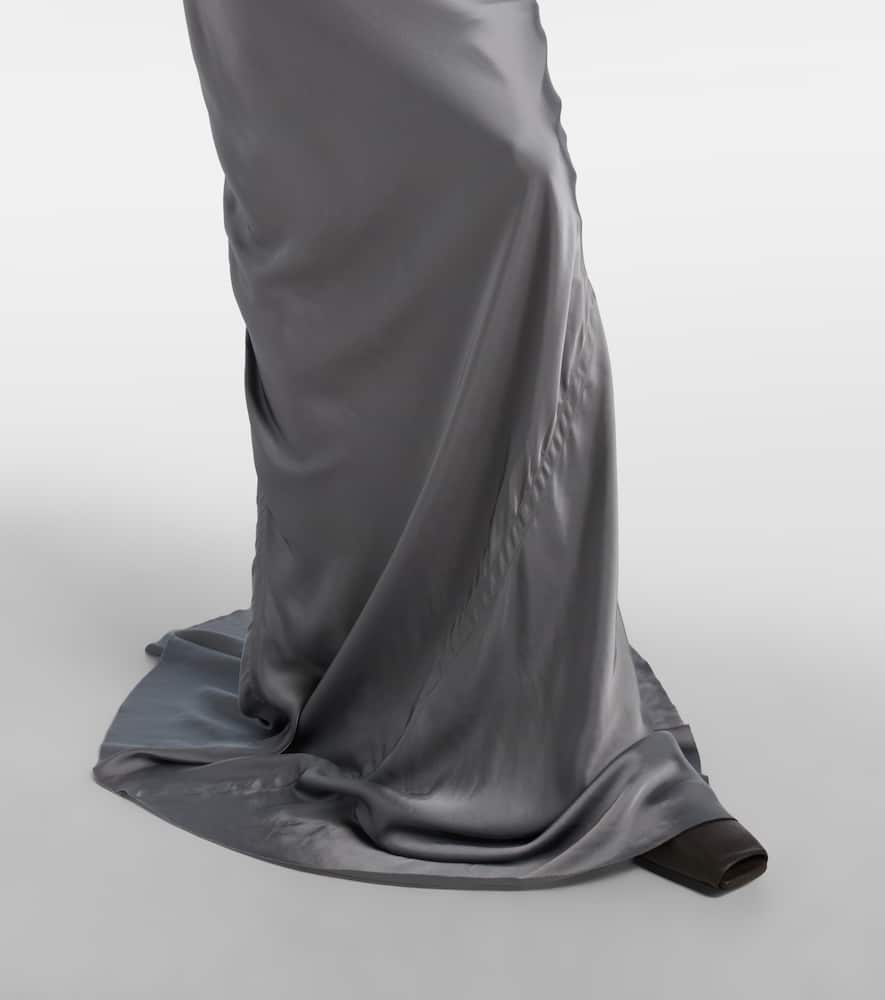 Coda satin maxi skirt