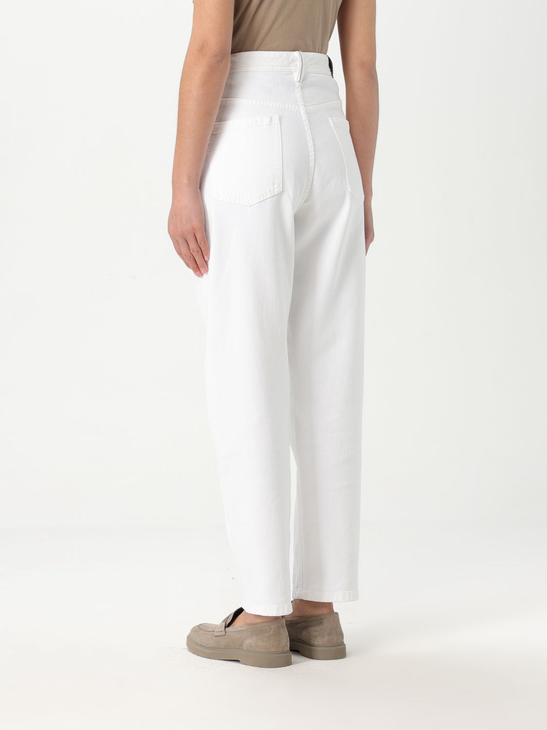 Jeans Woman color White