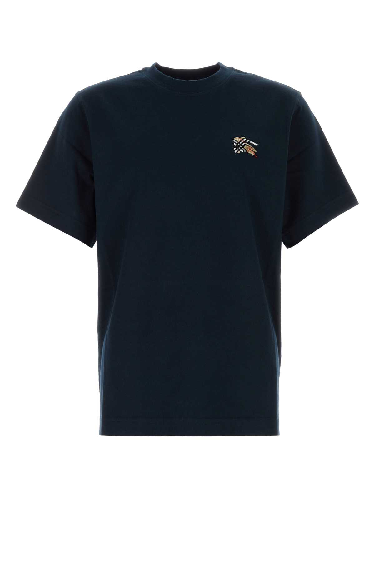 Burberry - cotton crew neck short sleeve t shirt
