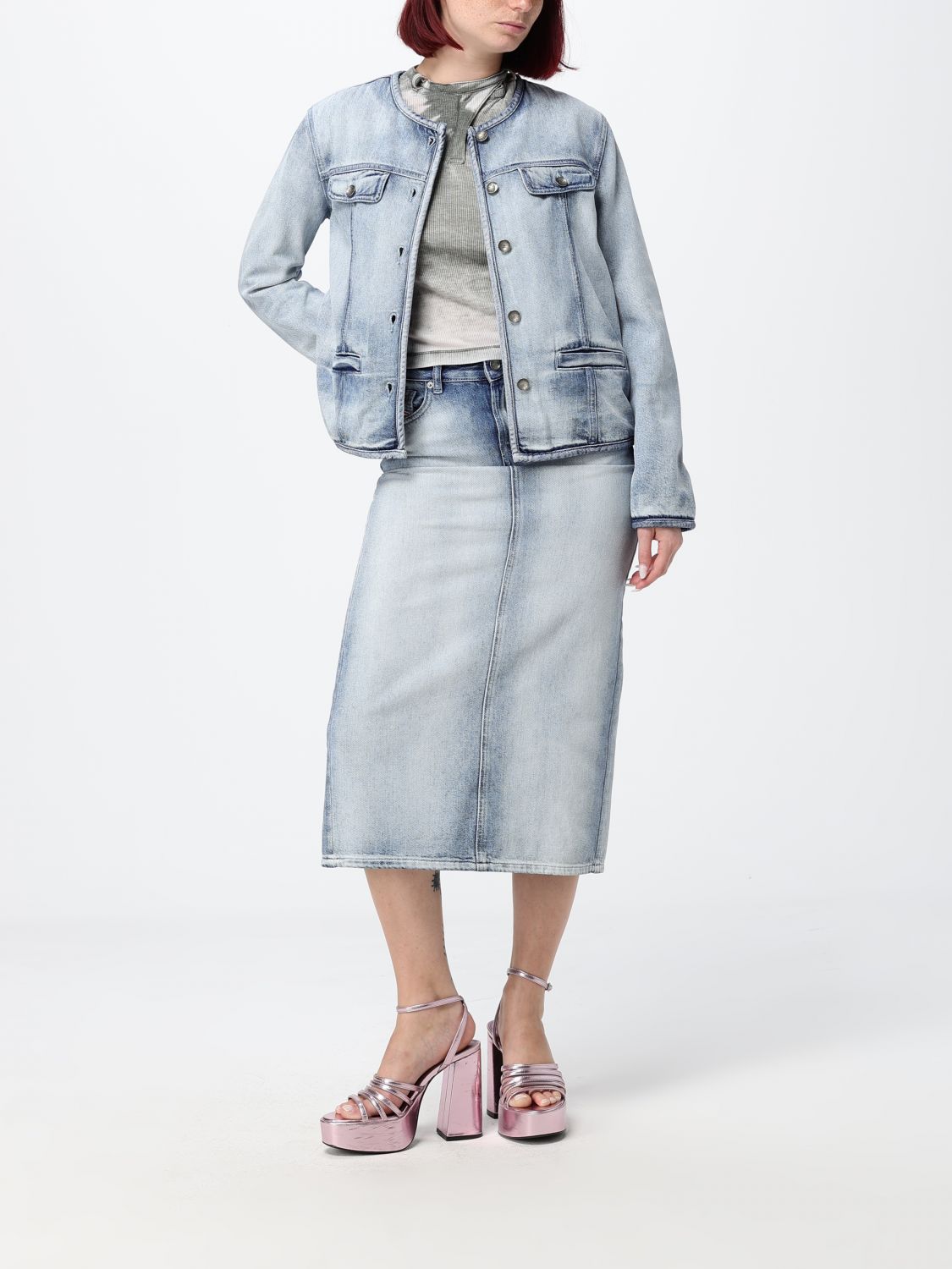 Jacket Woman color Blue