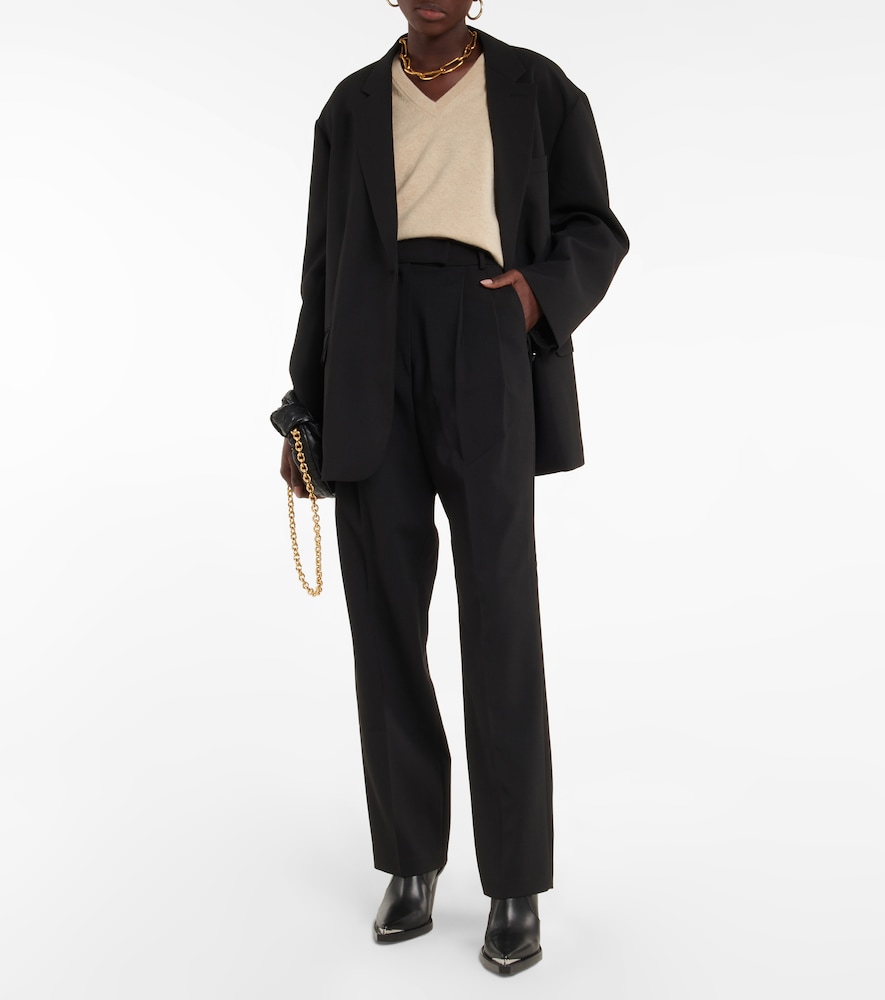 Bea twill high-rise pants