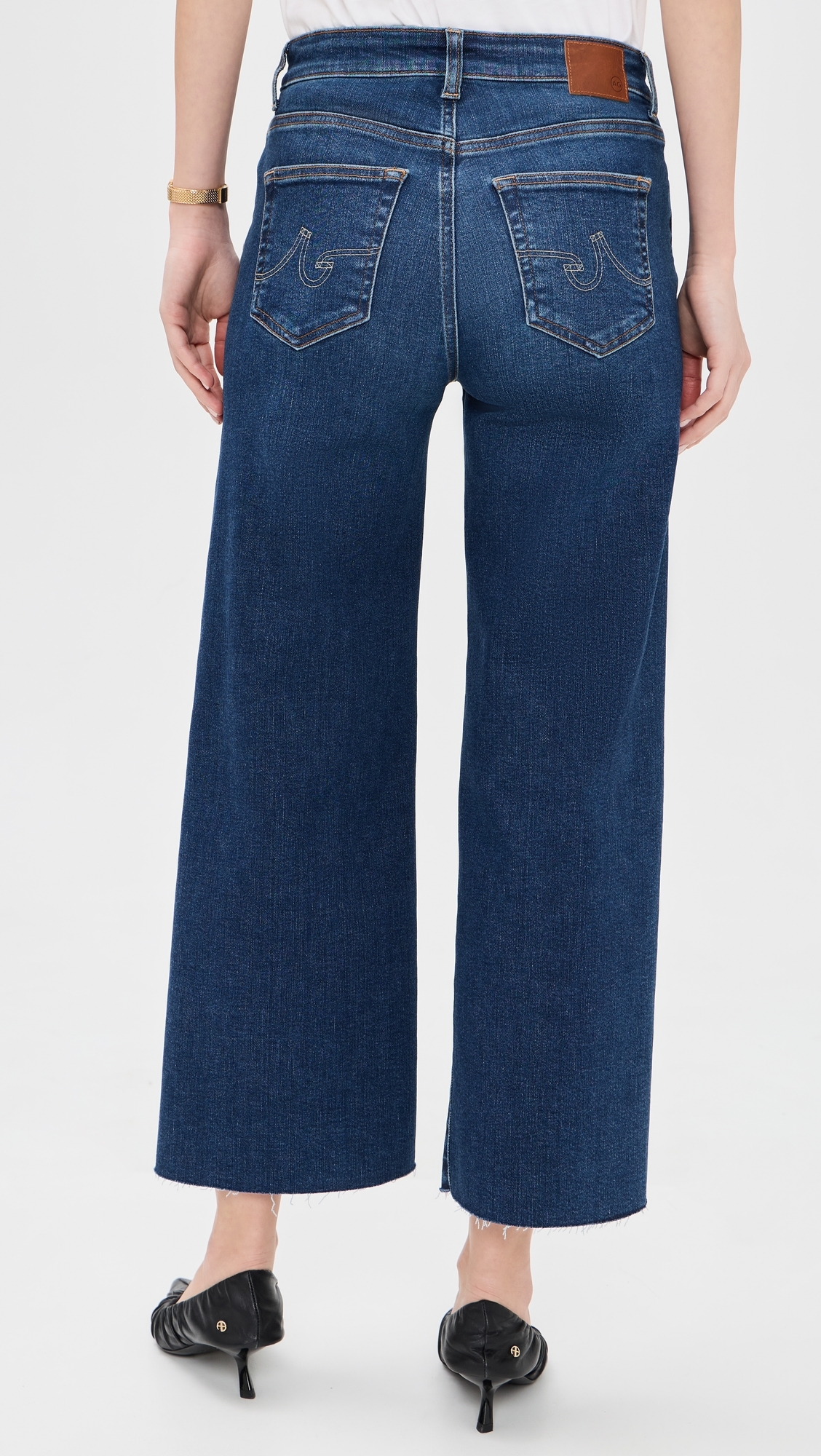 Saige Wide Leg Crop Jeans Otsp