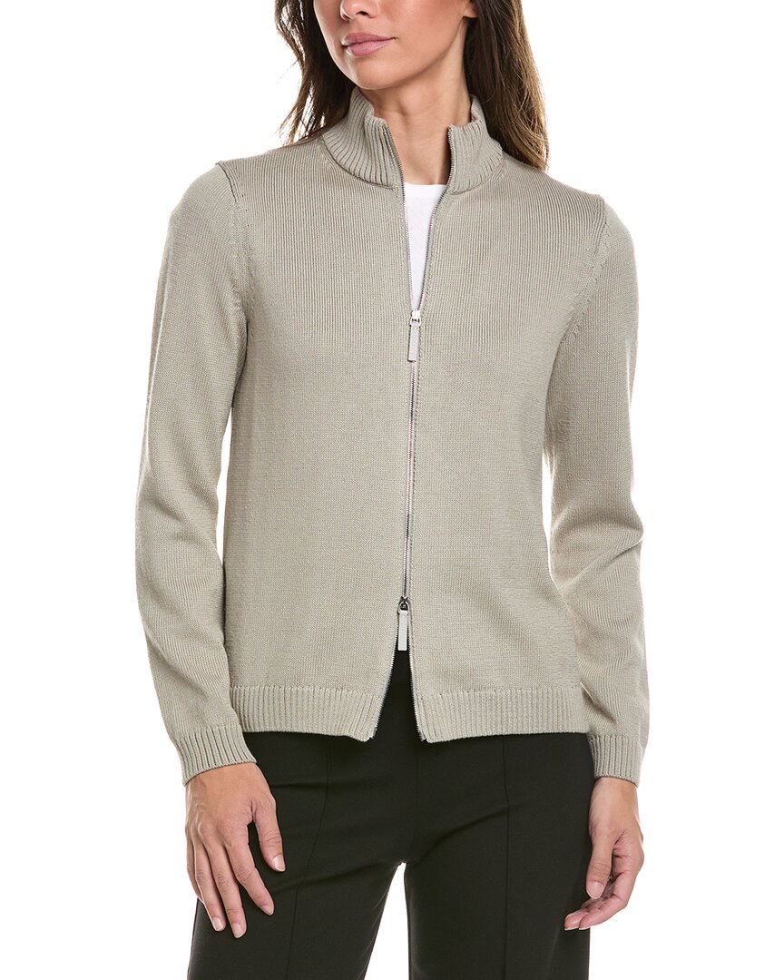 Fitted Silk-Blend Bomber Jacket