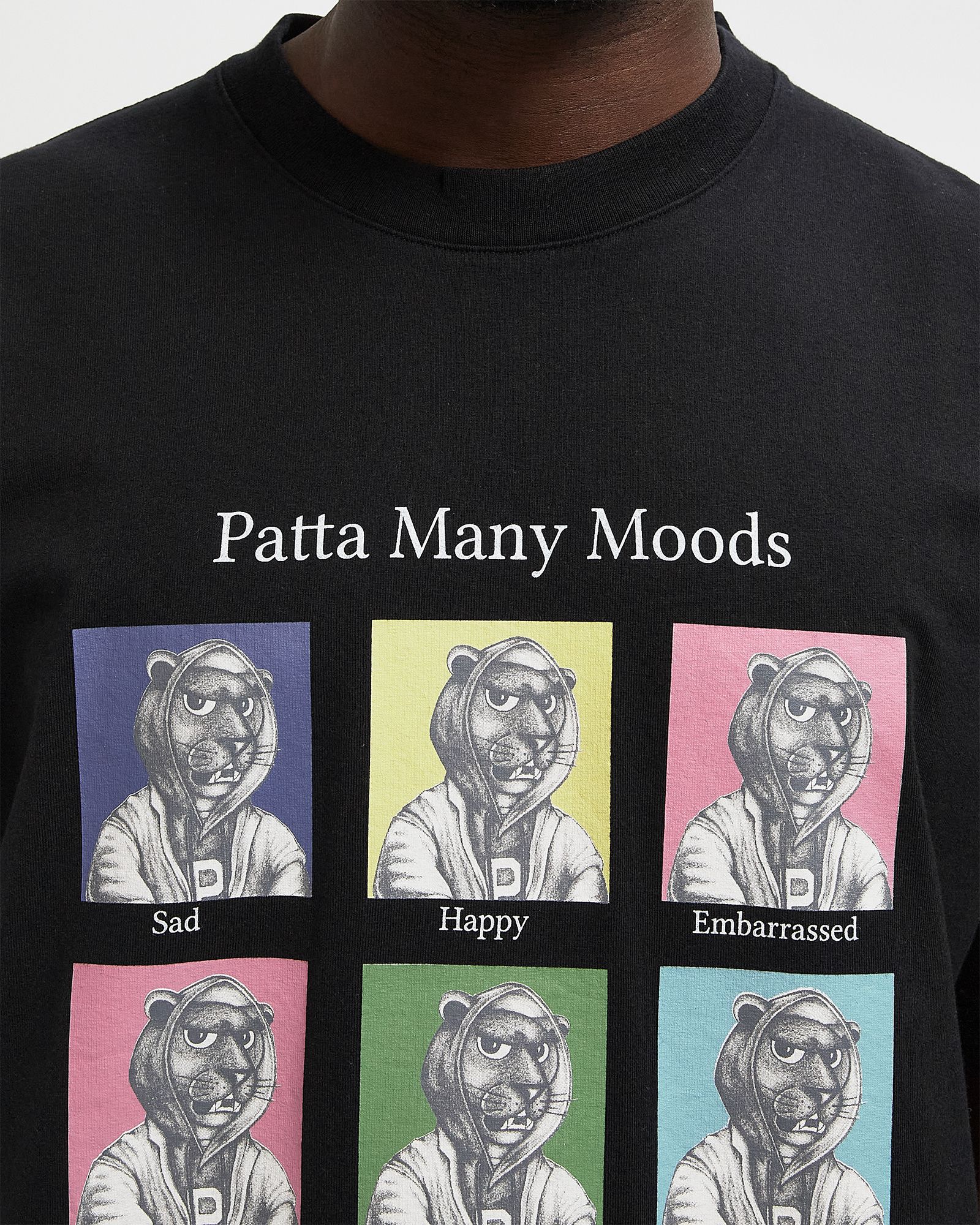 Many Moods Tee black male Shortsleeves now available at BSTN
