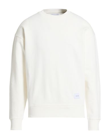 Man Sweatshirt White Size L Cotton