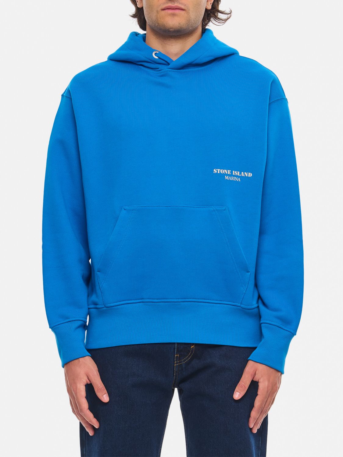 Sweatshirt Men color Blue