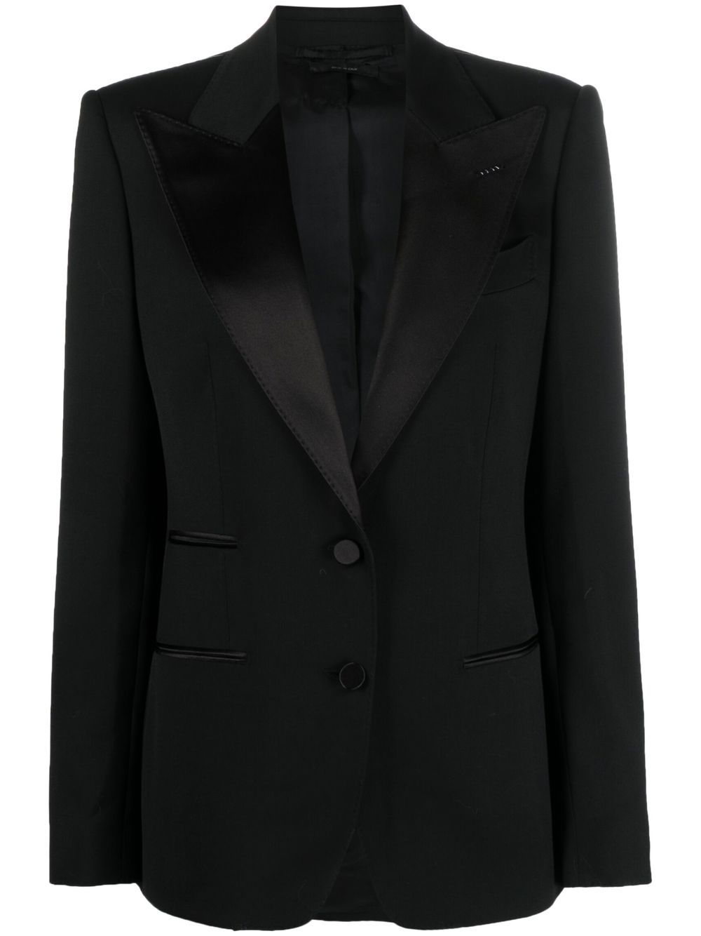 Single-breasted blazer - Black