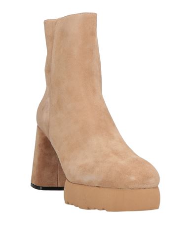 Woman Ankle boots Beige Size 7 Leather