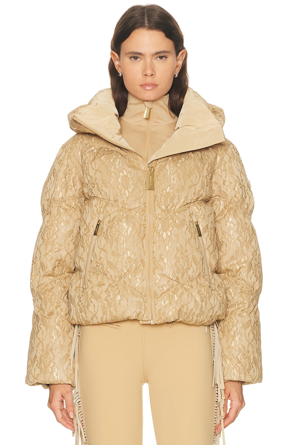 Goldbergh Fiora Ski Jacket in Caramello - Beige. 40 also