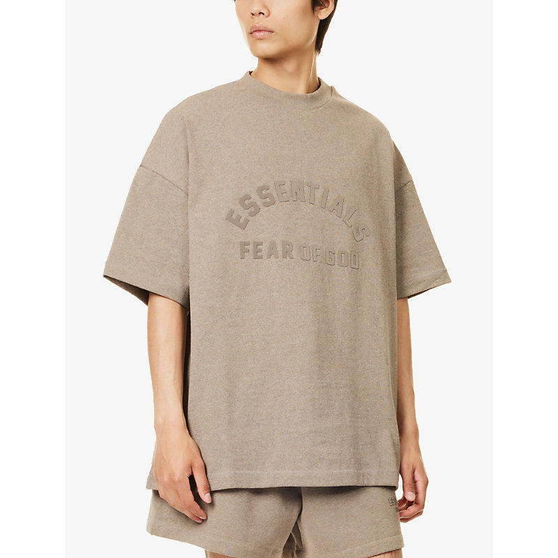 Mens Heather Grey Fog Es Essentials S/s Tee XS