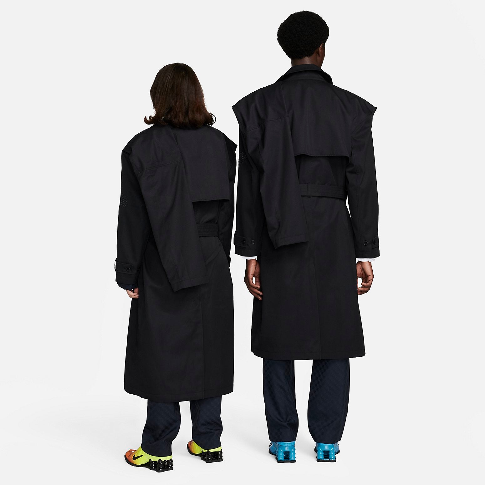 X Martine Rose Trench Coat 'Navy'