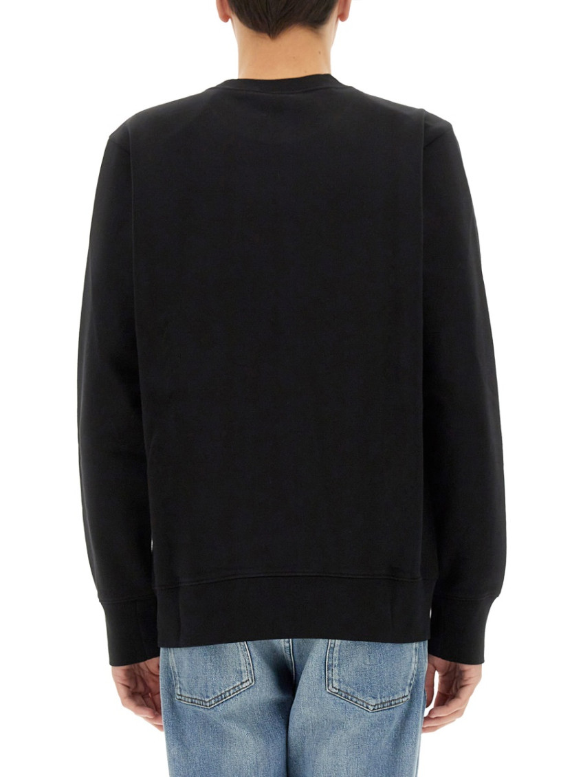 Skull Sketch Print Sweatshirt