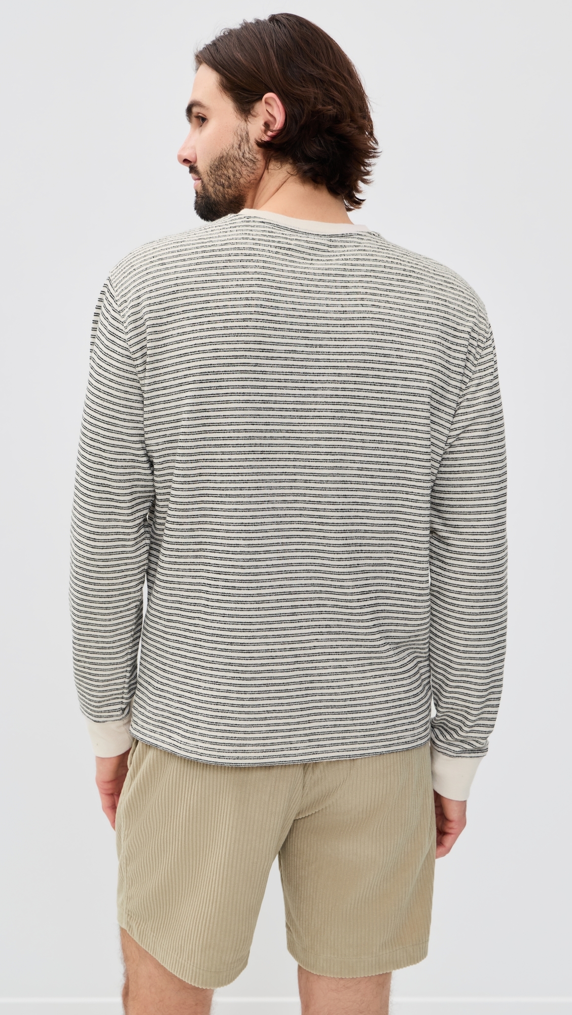 Sundown Terry Crewneck Nautical Stripe