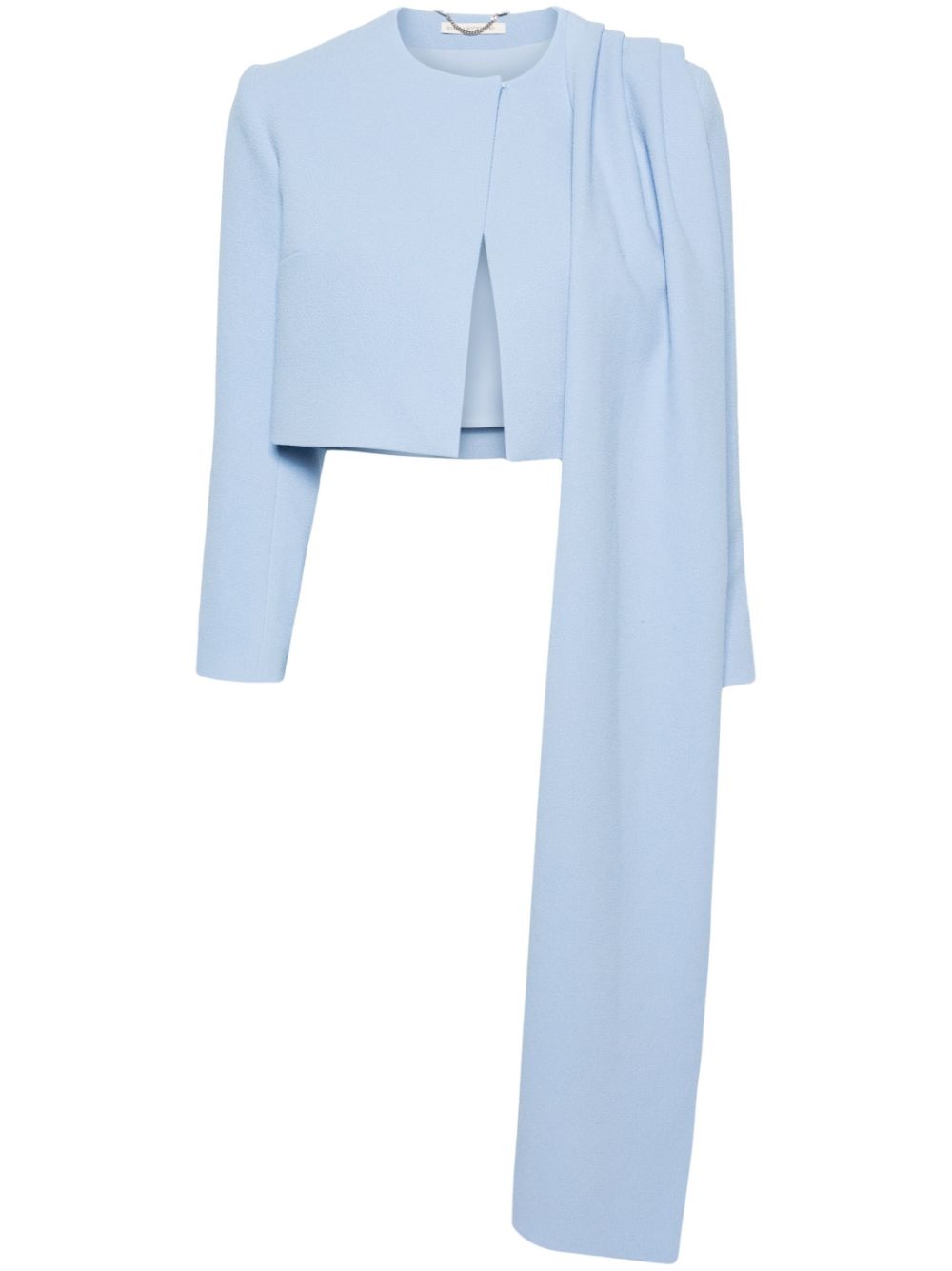 Meggie cropped jacket - Blue