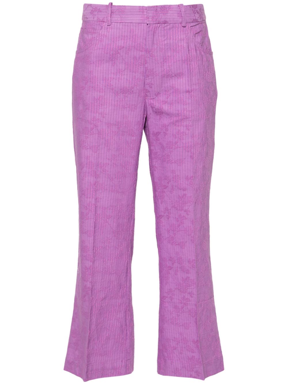 Miso striped trousers - Purple