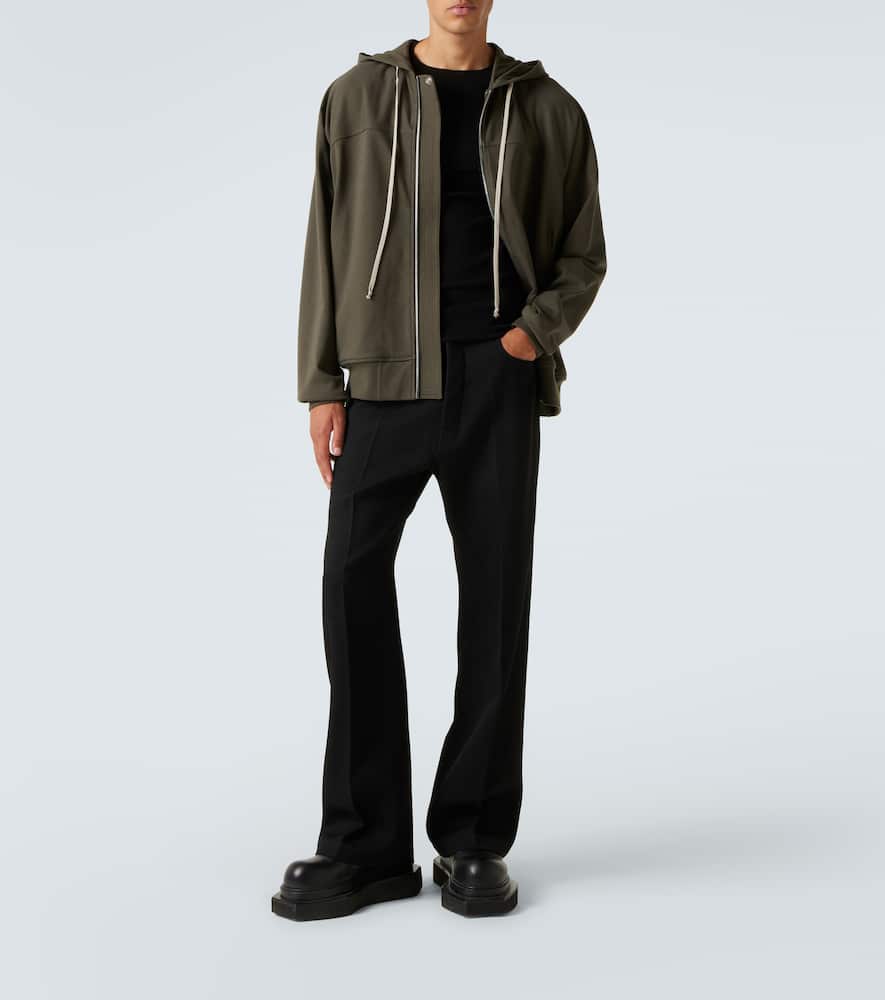 Cotton jersey hoodie