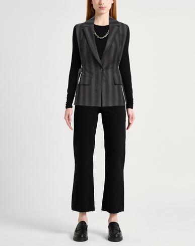 Woman Tailored Vest Lead Size 6 Virgin Wool, Elastane, Polyamide, Cotton