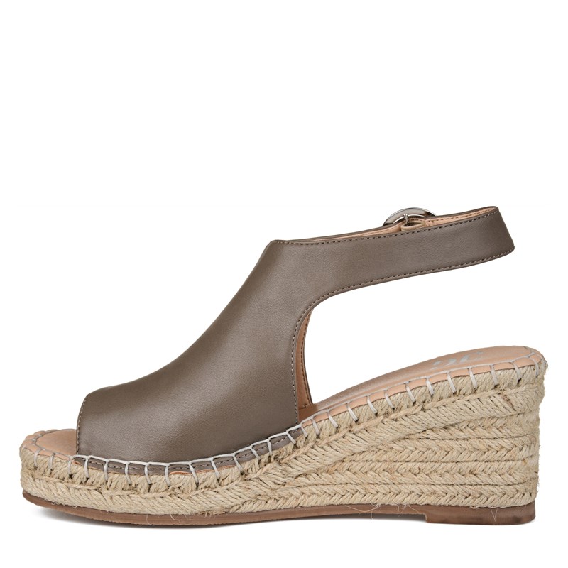 Women's Crew Espadrille Wedge Sandals (Taupe)