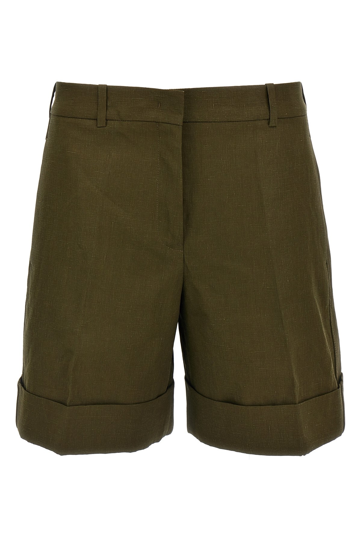 Linen Bermuda Shorts