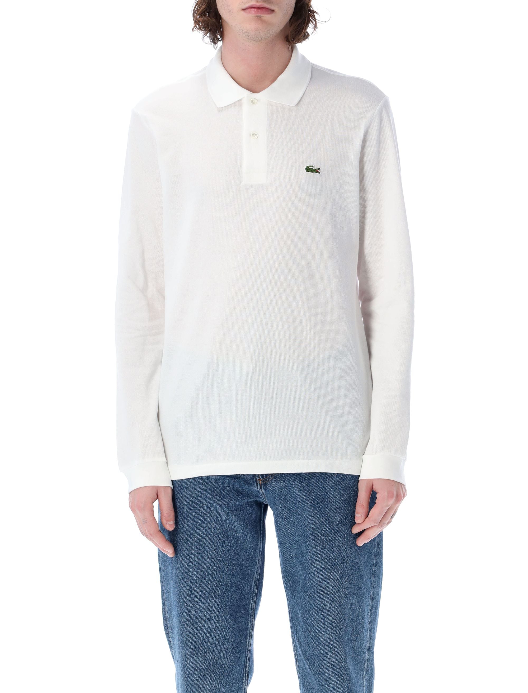 Timeless Long-Sleeve Polo for Men - Size L