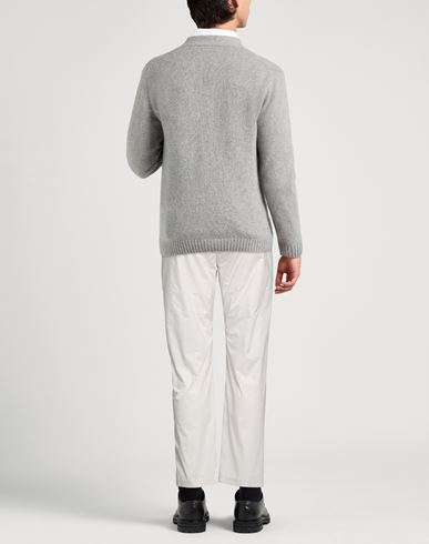Man Pants Ivory Size 36 Cotton, Elastane