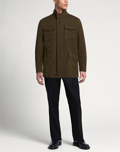 Man Jacket Military green Size 38 Cotton, Polyester, Polyamide