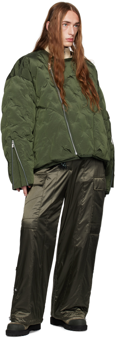 SSENSE Exclusive Khaki Azyr Down Jacket