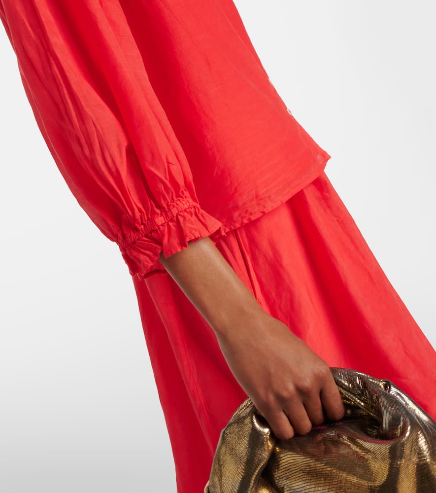 Mel cotton and silk shirt