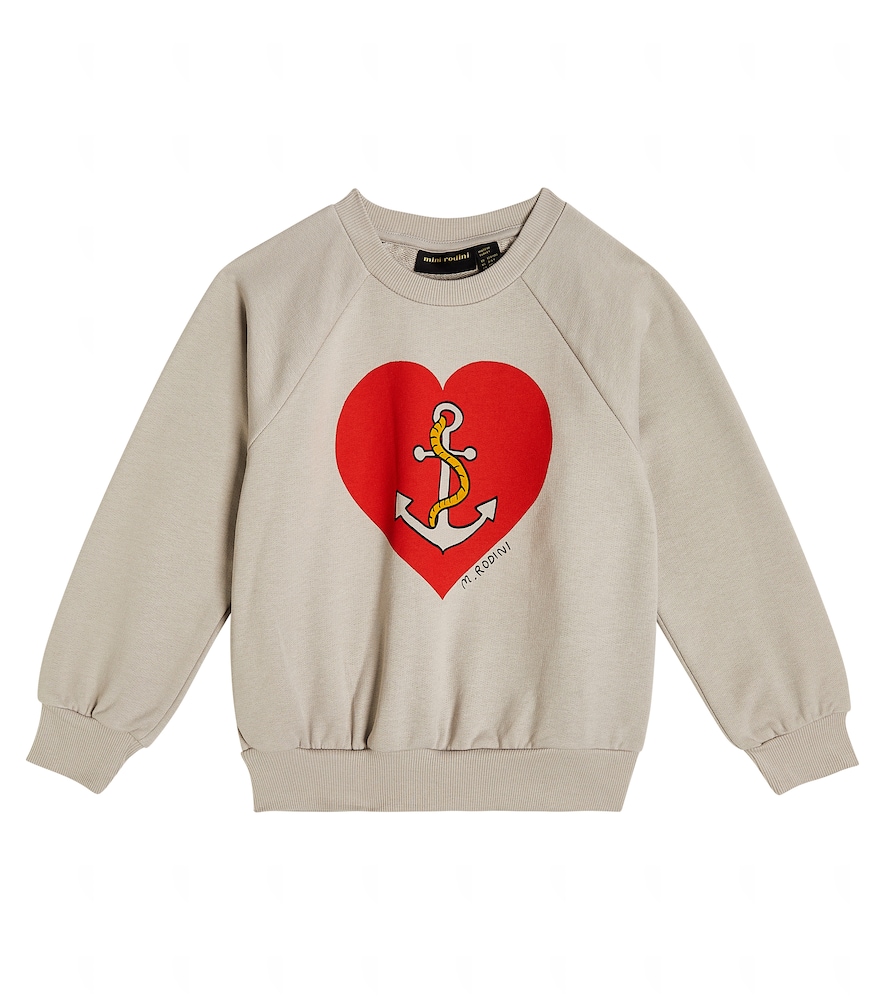 Printed cotton sweatshirt